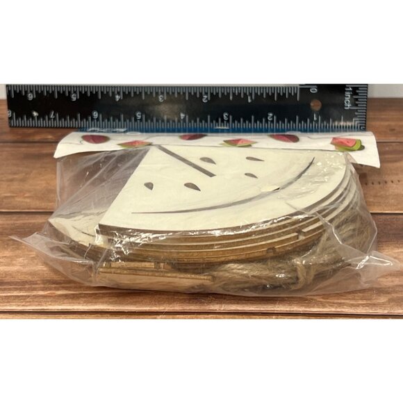 Place & Time Summer Craft Garland 16 Pc Watermelon Design DIY 19906817 4.9FT - Picture 3 of 3